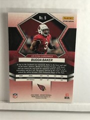 Budda Baker NFL Teenymates 1&Prime; Figure with 2022 Mosaic CAMO PINK MOSAIC Prizm #5
