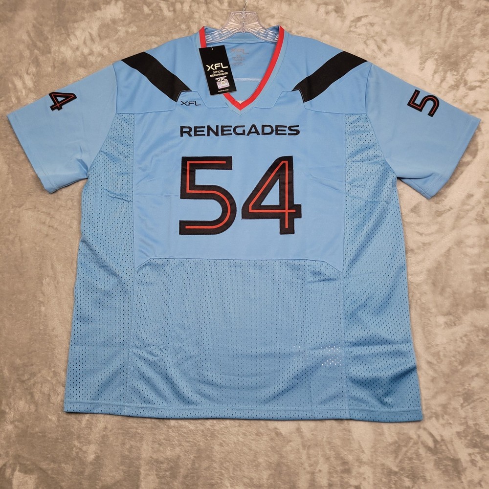 Dallas Renegades XFL Football Jersey Dwayne The Rock Johnson Men&rsquo;s 2XL Arlington