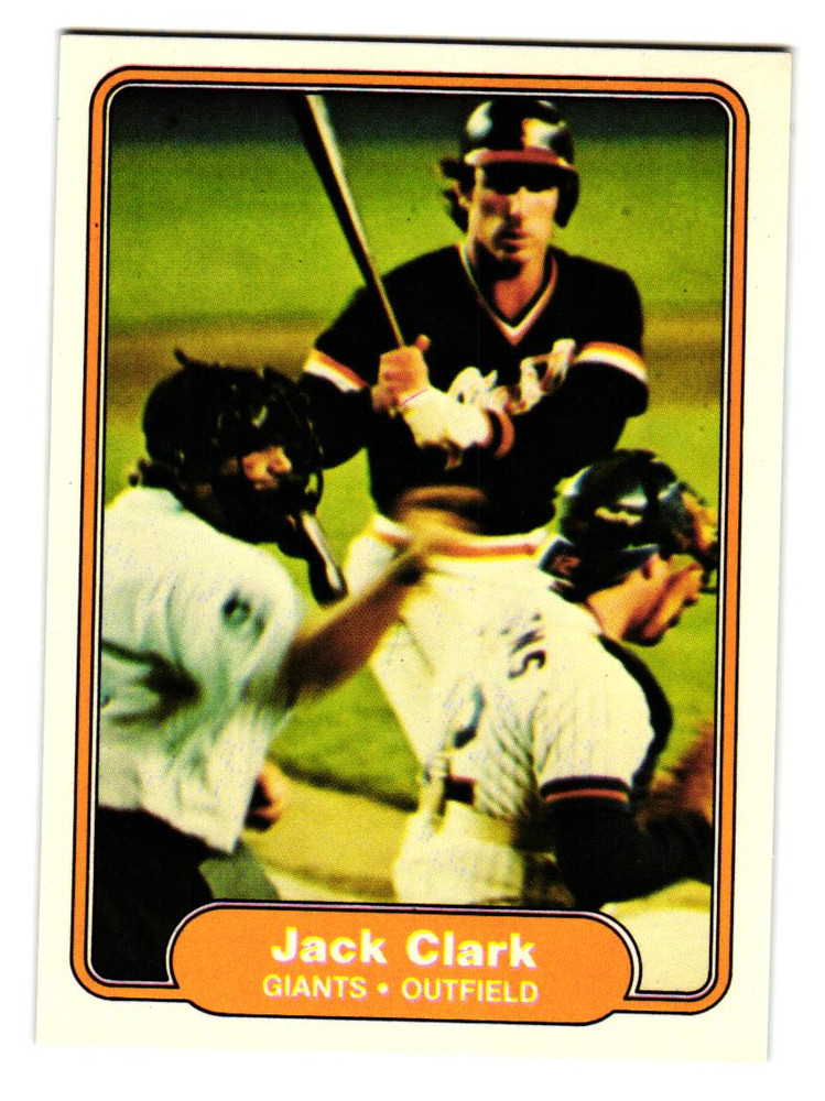 1982 Fleer – Jack Clark #387 San Francisco Giants