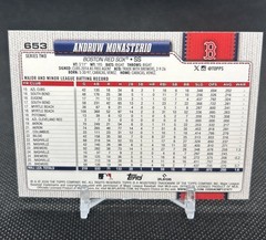 2026 Topps Series 2 – Andruw Monasterio #653 Rainbow Foil Boston Red Sox