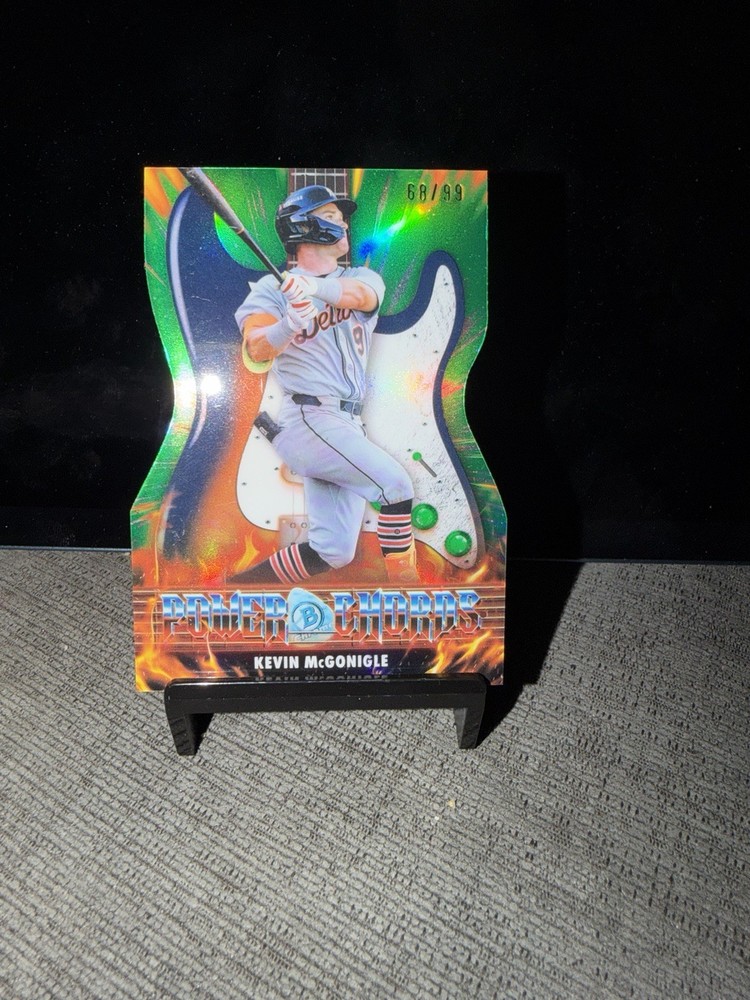 Kevin McGonigle 2026 Bowman Die Cut Power Chords Green /99 Tigers