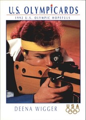 1992 Impel U.S. Olympic Hopefuls #64 Deena Wigger/Shooting – NM-MT