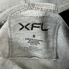 NWT DC Defenders XFL Grey Sleeveless Hoodie Sweatshirt Logo Men&rsquo;s Size Small