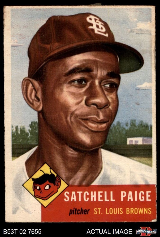 1953 Topps #220 Satchel Paige Browns HOF 1.5 – FAIR