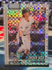 2026 Topps Chrome #226 Jordan Beck X-Fractor Colorado Rockies