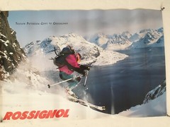 Vintage Original ROSSIGNOL Trevor Petersen Goes To Greenland Ski Poster