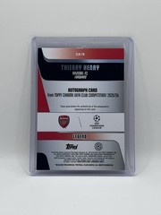 2026 Topps Chrome Thierry Henry Auto /50 True Gold Legend