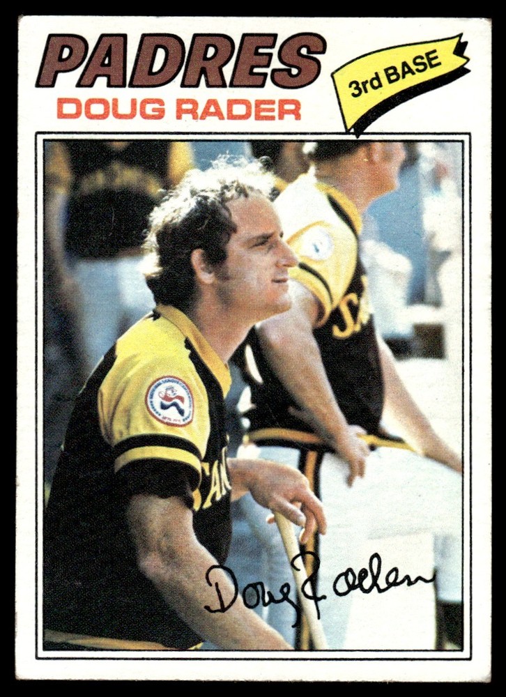 1977 Topps Doug Rader San Diego Padres #9