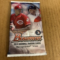 2018 Bowman Baseball UNOPENED PACK Possible SHOHEI OHTANI Accuna RC 10-cards (f3