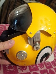 Green Bay Full Size Aviation Fighter Jet Helmet
