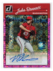 2023 Donruss 1990 Retro PINK RC AUTO Jake Bennett! Red Sox Rookie Autograph /199