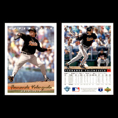 Fernando Valenzuela Lot 12 Different Baseball Cards 1986-2004 LA Dodgers/BAL/SD