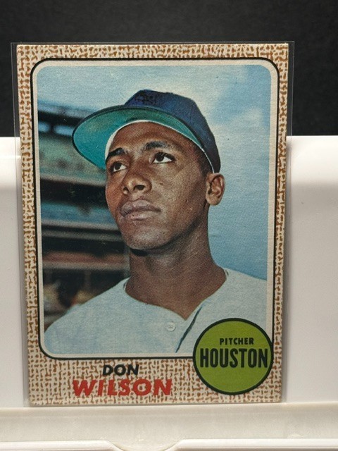 1968 Topps Set-Break # 77 Don Wilson RC Houston GREAT SHAPE