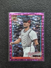 2026 Topps Harry Ford 91 Topps 35th Anniversary Pink Crackle Foil (Series Two)