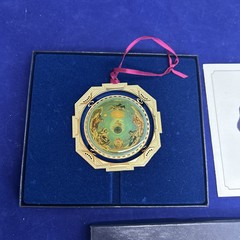 Notre Dame 2000 Annual Christmas Ornament, Angels of The Dome Box and Paper VTG