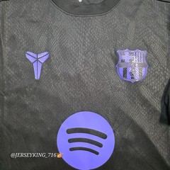 Nike FC Barcelona x Kobe Bryant Pre-Match away Shirt 2025/2026 Black Mamba