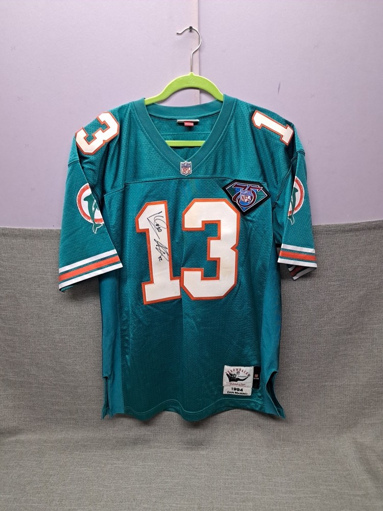 Mitchell & Ness Throwbacks 1994 Dan Marino Jersey With 7 Signatures Autographs