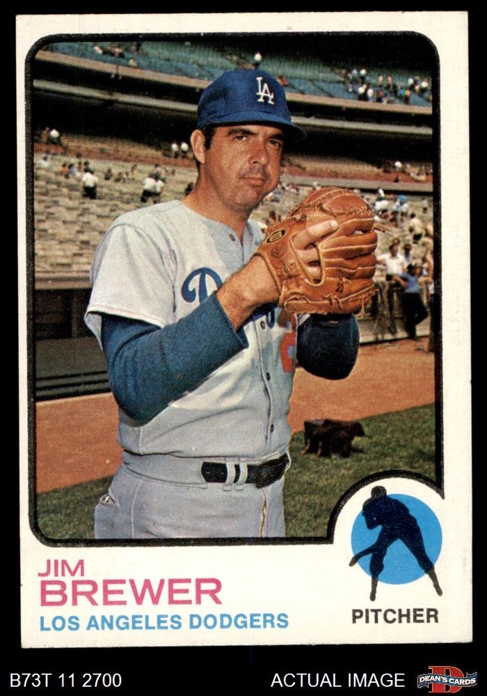 1973 Topps #126 Jim Brewer Dodgers 5 – EX
