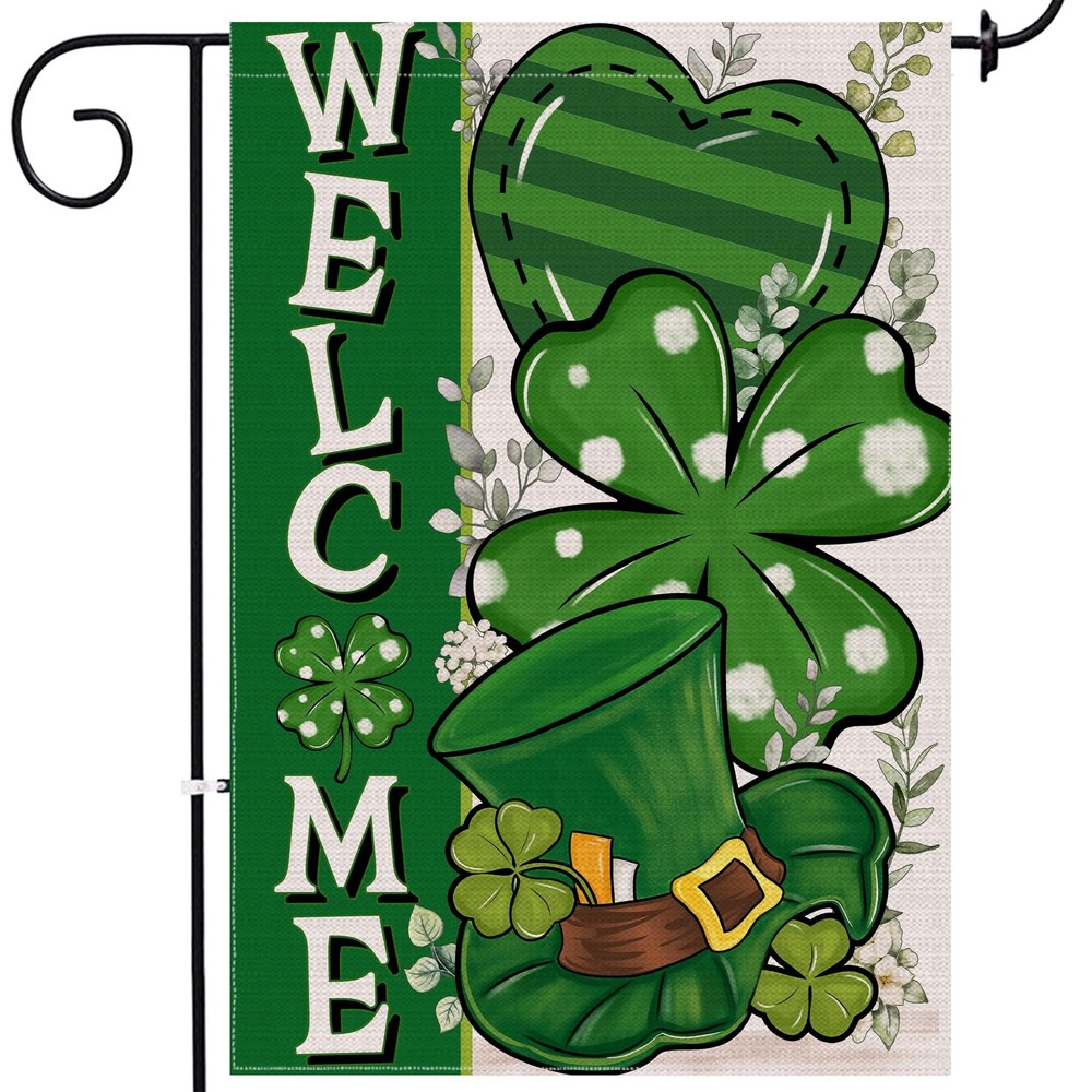 St Patricks Day Garden Flag, 12×18 inches, flag