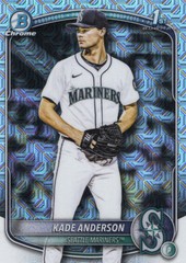 2025 Bowman Chrome #BDC3 Kade Anderson 1st Mojo Refractor Seattle Mariners