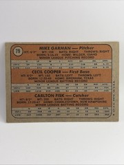 1972 Topps – Carlton Fisk Rookie , Cecil Cooper, Mike Garman #79 (RC)