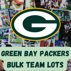 Green Bay Packers Bulk Team Lots – Stars, HOF, Rookies, from 1980 to present day