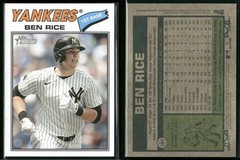2026 Topps Heritage Ben Rice #189 Base New York Yankees B1652