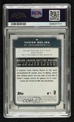 2019 Topps Museum Collection Amethyst 93/99 Yadier Molina #88 PSA 9 MINT db5