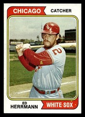 1974 Topps #438 Ed Herrmann Chicago White Sox NR-MINT