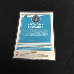 2020-21 Panini Donruss Optic Rookie Green Pulsar #151 Anthony Edwards RC