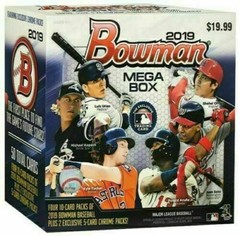 (1) 2019 BOWMAN MEGA BOX CHROME TARGET EXCLUSIVE BOX BRAND NEW SEALED QUANTITY
