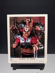 Original LOD WWF Promo Photo P-403 Signed by Hawk Road Warriors WWE Autograph