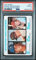 1973 Topps 615 Rookie 3rd Basemen Cey Hilton Schmidt PSA 4 145682182