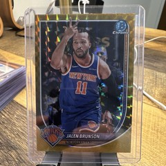 Topps 2025-26 Bowman Chrome Insert Jalen Brunson New York Knicks #BCV-62