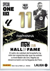 2025-26 Panini Megacracks #NNO Raphinha Special One Black