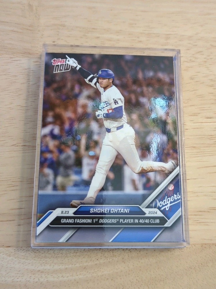 2024 Topps Now #584 Shohei Ohtani Grand Fashion 1st Dodgers Player in 40/40 Club