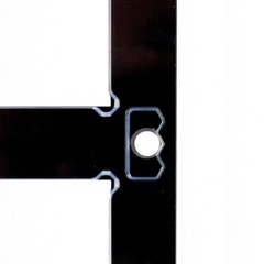 1 BCW Black Border Magnetic 35pt. Standard Sized 3-Card Holder