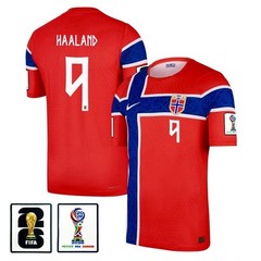 Erling Haaland #9 Norway 2026 World Cup Home Red Soccer Jersey New Men&rsquo;s – S