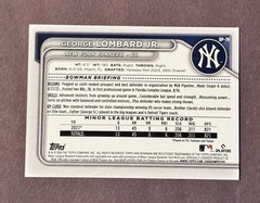 George Lombard Jr. 2024 Bowman 1st Prospect BP-79 NY YANKEES