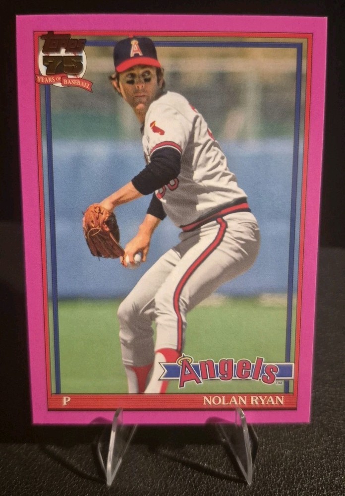 2026 Topps 1991 Pink Border – Nolan Ryan #91B2-36