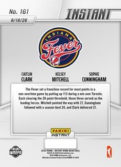 2026 Panini Instant WNBA #161 Caitlin Clark Mitchell Cunningham Fever PRESALE