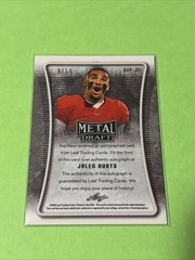 2020 Leaf Metal Draft Blue Cracked Ice Jalen Hurts Autograph 8/10 Eagles