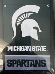 WOW! Michigan State Spartans House Flag 28&Prime; x 40&Prime; IPG Team Sports FAST FREE SHIP