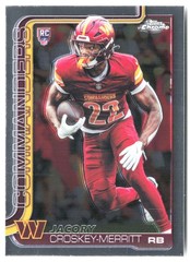 2025 Topps Chrome NFL Football #387 Jacory Croskey-Merritt Rookie