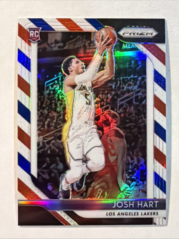 Josh Hart 2018-19 Panini Prizm RED WHITE and BLUE PRIZM Rookie RC #46 🏀