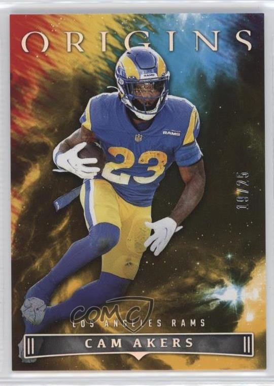 2022 Panini Origins Gold 19/25 Cam Akers #44 x5u