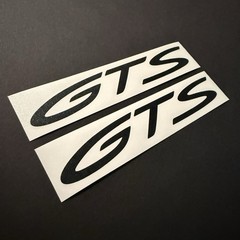 Pick your color! PAIR of (2) 2025+ PORSCHE GTS Vinyl Door Sticker Decal Set
