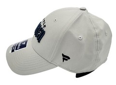 Seattle Kraken Fanatics Branded Wordmark Stretch Fit Size S/M Gray Hat Cap NEW