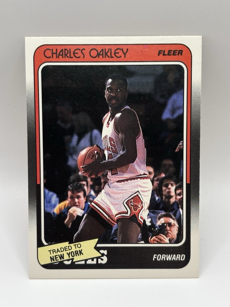 1988-89 Fleer Charles Oakley #18 Bulls/ Knicks NM