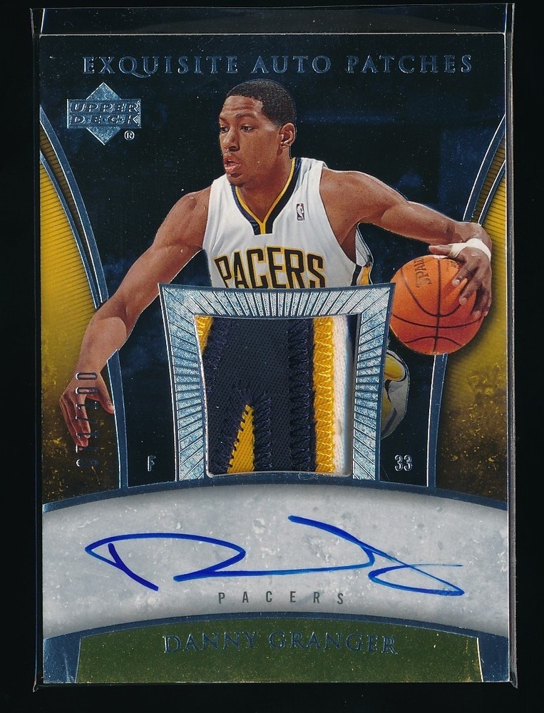 Danny Granger 2006 Upper Deck Exquisite Collection Patch Auto 071/100